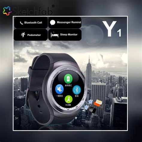 y1 smart watch with micro sim card|Qumonin Y1 Touch Screen Smart Watch with Micro SIM TF Slot .